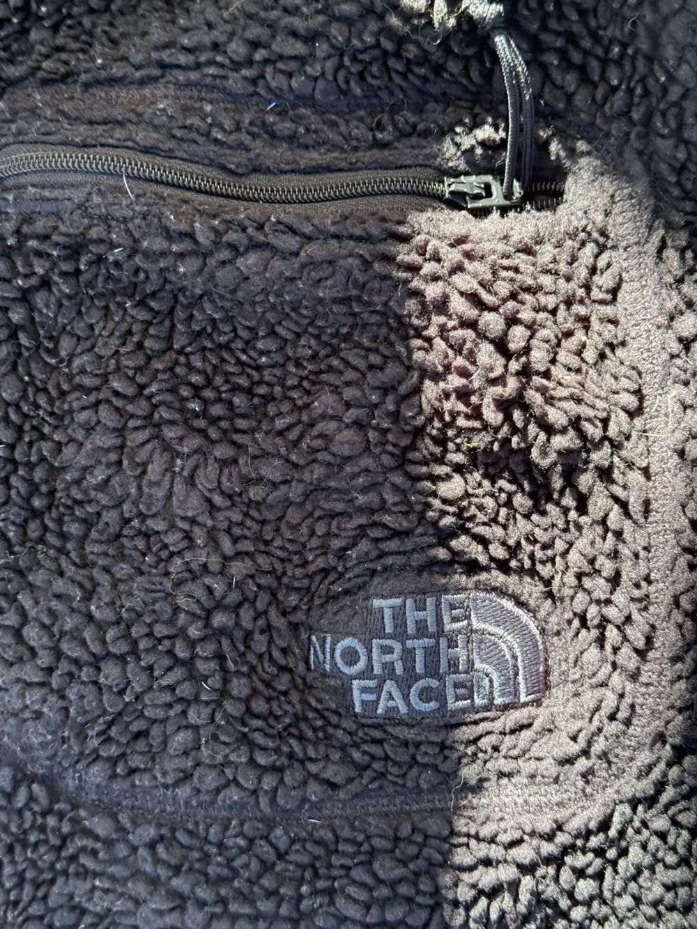 The North Face Black Sherpa Zip-Up Jacket